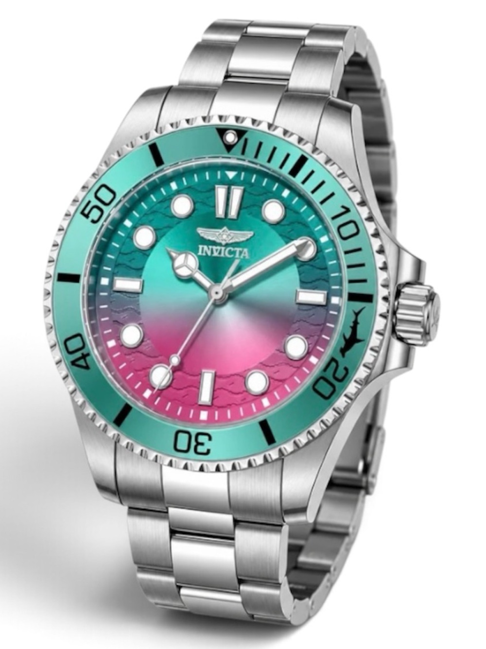 New In Case | Women’s Invicta Pro Diver Watch 50947 | Aqua Pink Gradient